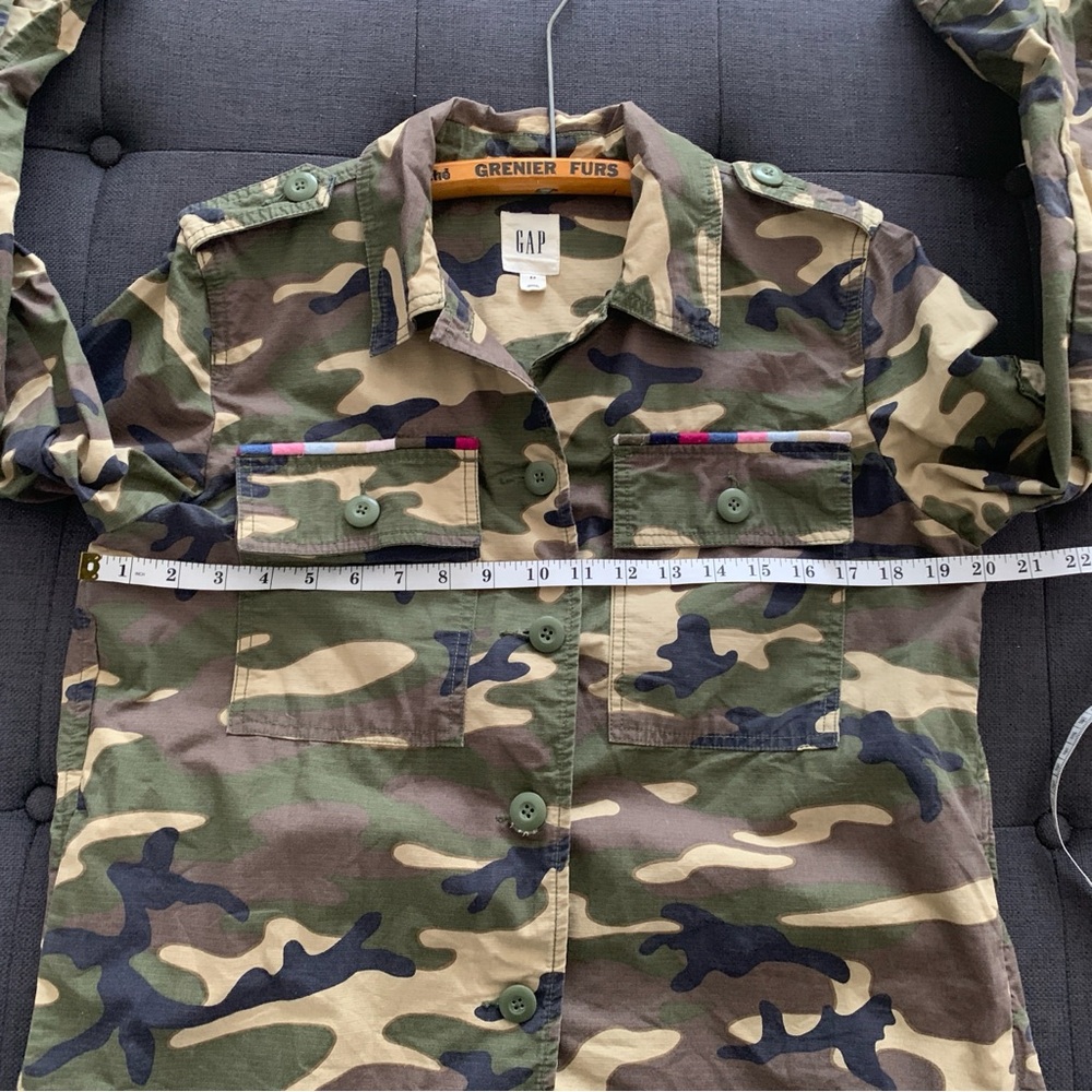 GAP Green and Brown Camo military Jacket - Picture 6 of 8